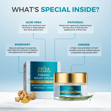 Load image into Gallery viewer, Prisa Organics Skin Firming Night Cream, 50g Skin tightening formula, Anti Aging Cream