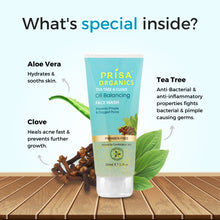 Load image into Gallery viewer, Prisa Organics Tea Tree & Clove Oil Balancing Face Wash