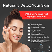 Load image into Gallery viewer, Prisa Organics Activate Charcoal Purifying, Detox Face Wash Cleanses Pollutants & Skin Impurities