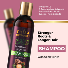 Load image into Gallery viewer, Prisa Organics Argan Coconut Shampoo with conditioner, 200ml
