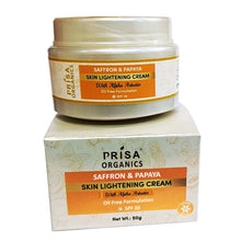Load image into Gallery viewer, Prisa Organics Saffron & Papaya Skin Lightening Cream with Alpha Arbutin