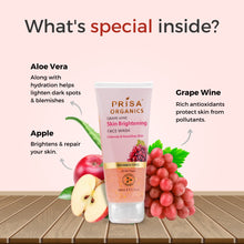 Load image into Gallery viewer, Prisa Organics Grapes Wine Skin Brightening Face Wash, 100 ml