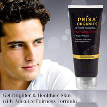 Load image into Gallery viewer, Prisa Organics Activate Charcoal Purifying, Detox Face Wash