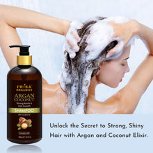 Load image into Gallery viewer, Argan Coconut Shampoo for strong Hair Root and Hair Growth 300ml