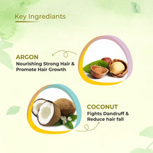 Load image into Gallery viewer, Argan Coconut Shampoo for strong Hair Root and Hair Growth 300ml