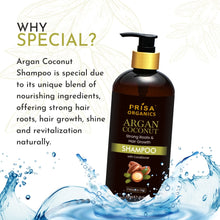 Load image into Gallery viewer, Argan Coconut Shampoo for strong Hair Root and Hair Growth 300ml