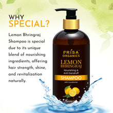 Load image into Gallery viewer, Lemon Bhringraj Hair Nourishing Shampoo with Conditioner, 300ml