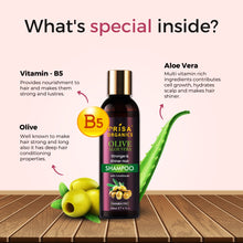 Load image into Gallery viewer, Prisa Organics Olive AloeVera Nourishing Shampoo with Conditioning, 300ml