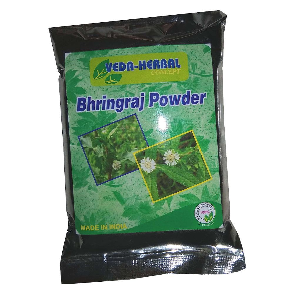 Veda Herbal Bhringraj Powder revitalizing hair, Hair regrowth,100gm