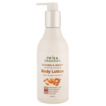 Load image into Gallery viewer, Almond & Honey  Soothing Restoring Body Lotion Light Weight Moisture