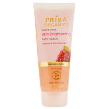 Load image into Gallery viewer, Prisa Organics Grapes Wine Skin Brightening Face Wash Cleanses & Nourishes Skin
