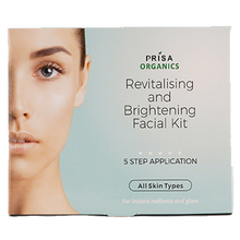 Load image into Gallery viewer, Prisa Organics Skin Revitalising & Brightening Facial Kit, 105g