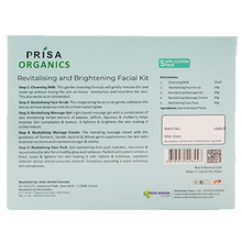 Load image into Gallery viewer, Prisa Organics Skin Revitalising & Brightening Facial Kit, 105g