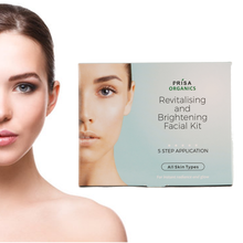 Load image into Gallery viewer, Prisa Organics Skin Revitalising & Brightening Facial Kit, 105g
