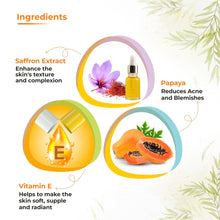 Load image into Gallery viewer, Prisa Organics Saffron &amp; Papaya Skin Lightening Cream with Alpha Arbutin