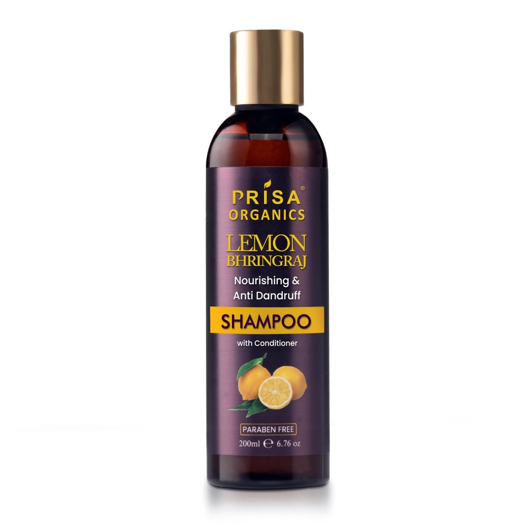 Lemon Bhringraj Anti Dendrop Shampoo For Hair Growth & Strong Hair Roo ...