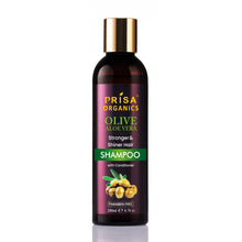 Load image into Gallery viewer, Prisa Organics Olive AloeVera Nourishing Shampoo with Conditioning, 300ml
