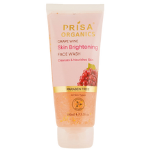 Load image into Gallery viewer, Prisa Organics Grapes Wine Skin Brightening Face Wash  Cleanses &amp; Nourishes Skin