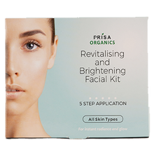 Load image into Gallery viewer, Prisa Organics Skin Revitalising &amp; Brightening Facial Kit, 105g
